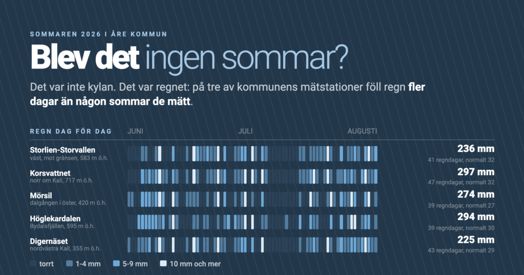 Blev det någon sommar?