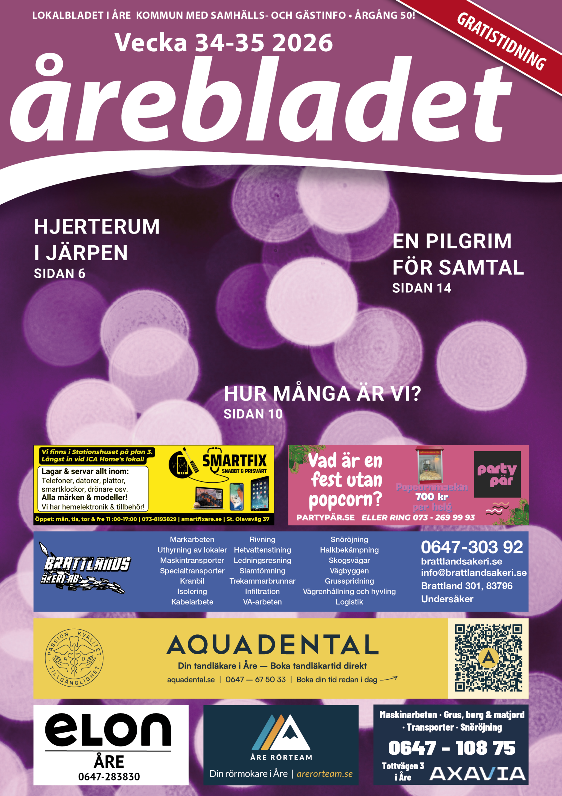 Senaste numret av Årebladet