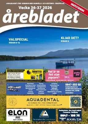 Senaste numret av Årebladet
